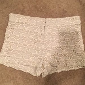 Lace shorts